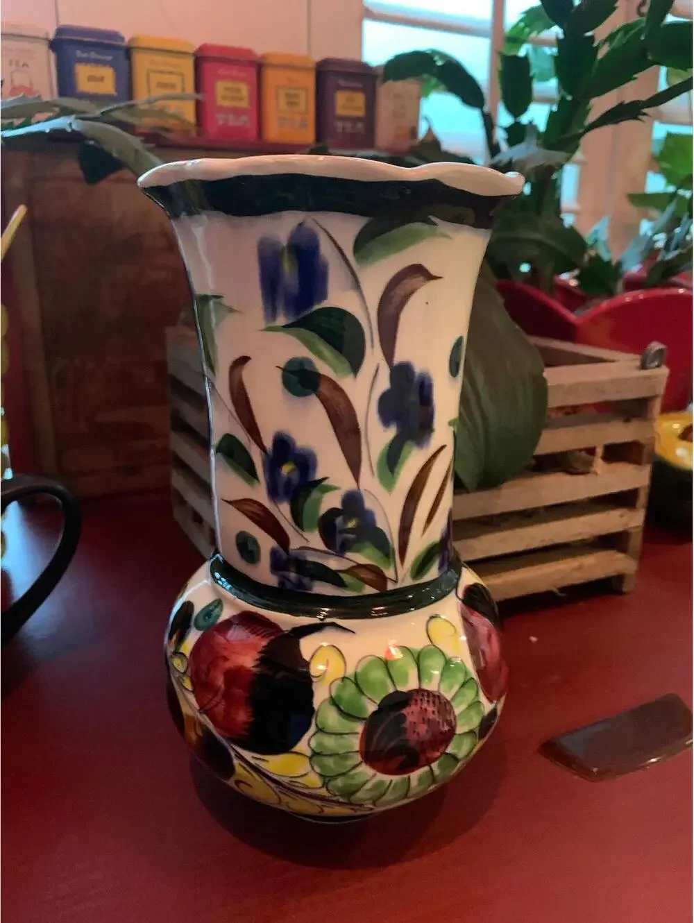 Vintage Mexican Pottery Vase